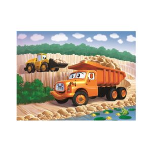 Dino klotsipusle puidust 12 tk Tatra autod - Image 2