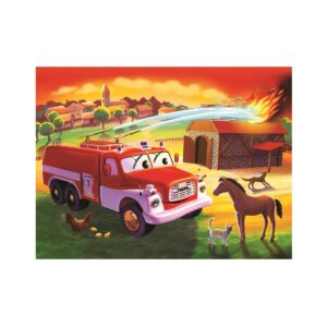 Dino klotsipusle puidust 12 tk Tatra autod - Image 4