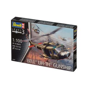 Revell liimitav mudel helikopter Bell UH-1H Gunship 1:100 - Image 6