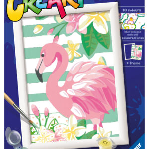 Ravensburger maalimine numbrite järgi Flamingo
