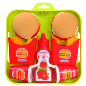 Ecoiffier hamburgeri komplekt