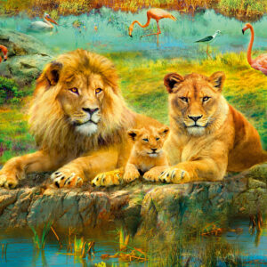 Ravensburger pusle 500 tk Savannilõvid - pilt 2