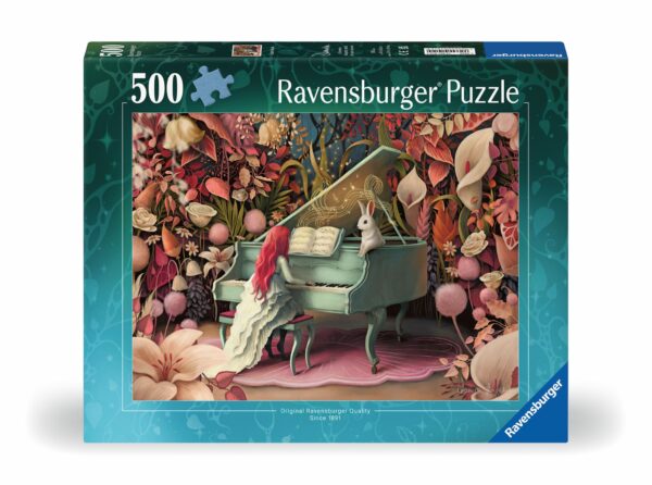 Ravensburger pusle 500 tk Jänes klaveril