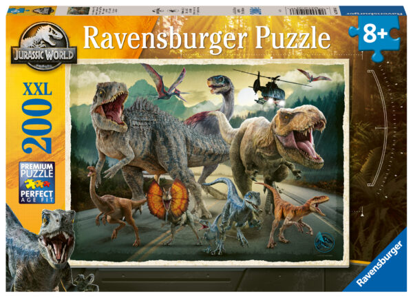 Ravensburger pusle 200 tk Jurassicu maailm