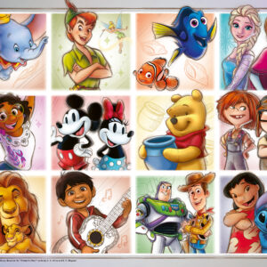 Ravensburger pusle 100 tk: tuntud Disney tegelased - Image 2