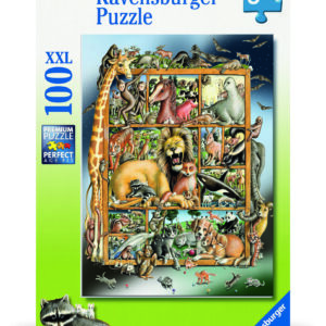 Ravensburger pusle 100 tk Loomad pildiraamil