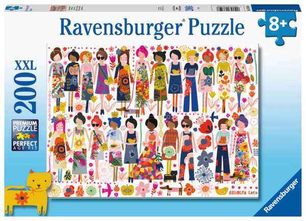 Ravensburger pusle 200 tk Lilled ja sõbrad