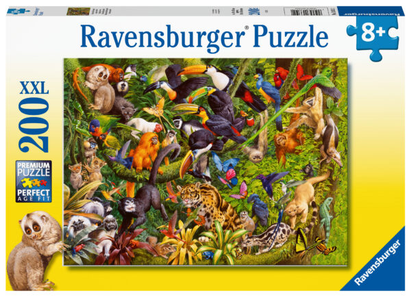 Ravensburger pusle 200 tk Troopiline vihmamets