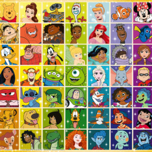 Ravensburger pusle 100 tk Disney mitu tegelast - Image 2