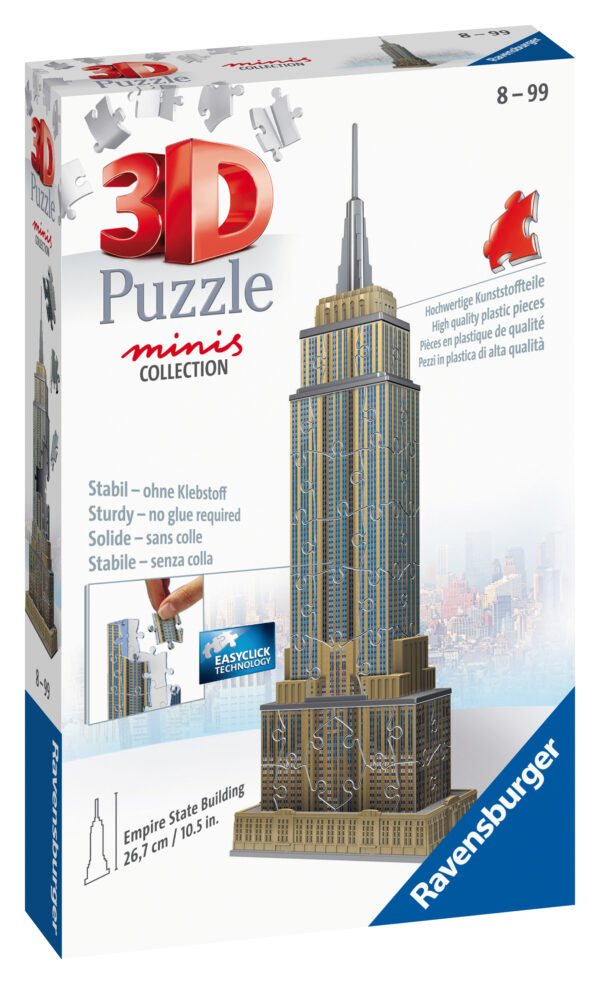 Ravensburger 3D minipusle 66 tk Empire State Building