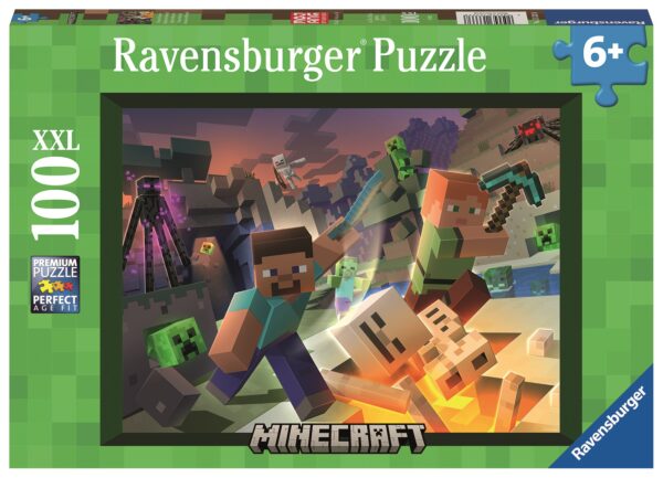 Ravensburger pusle 100 tk Minecrafti koletised