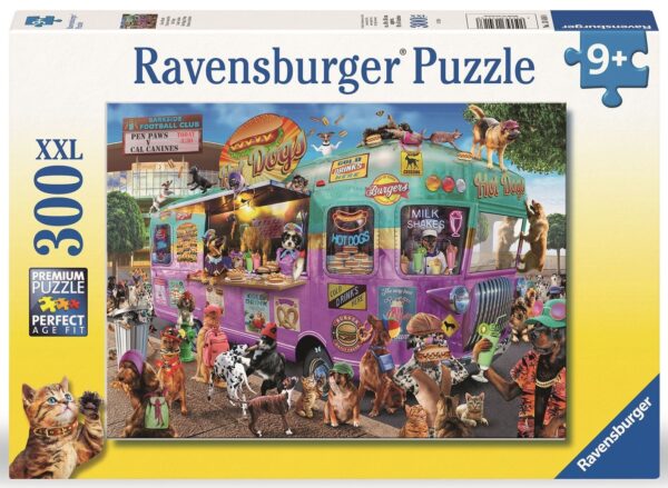Ravensburger pusle 300 tk Hot dogi järjekord