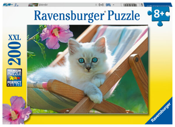 Ravensburger pusle 200 tk Valge kass