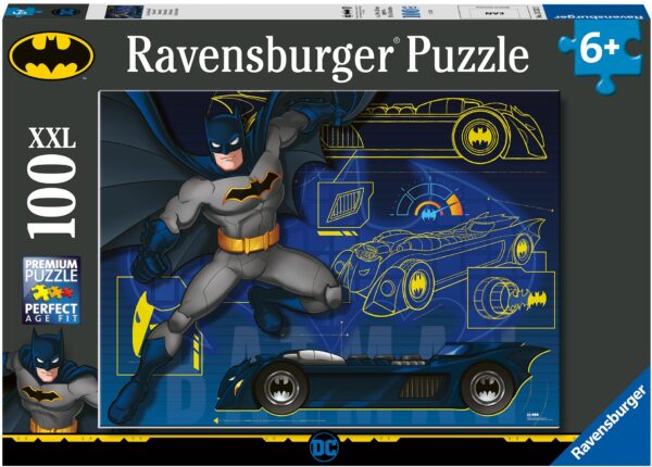 Ravensburger pusle 100 tk Batmani auto skemaatik