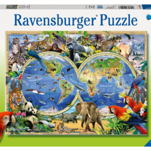 Ravensburger pusle 100 tk Maailmaloomad