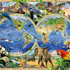 Ravensburger pusle 100 tk Maailmaloomad - Image 2