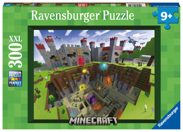 Ravensburger pusle 300 tk Minecrafti maalõhe