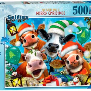 Ravensburger pusle 500 tk Loomad Häid jõule