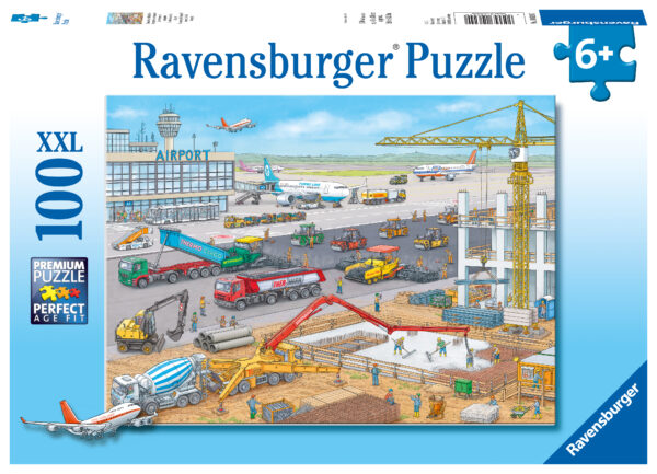 Ravensburger pusle 100 tk  Ehitusplats lennujaamas