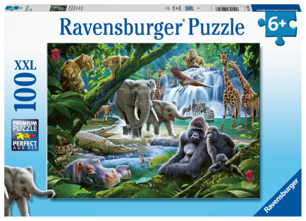 Ravensburger pusle 100 tk Džungli perekond