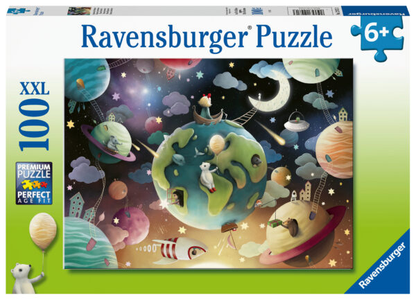 Ravensburger pusle 100 tk Planeetide mänguväljak