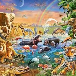 Ravensburger pusle 100 tk Loomad vee ääres - Image 2