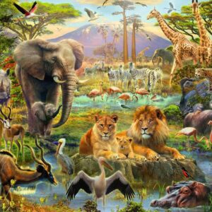Ravensburger pusle 200 tk Savanniloomad - Image 2