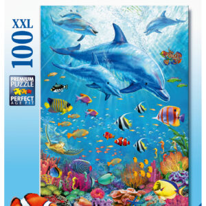 Ravensburger pusle  100 tk Delfiinid
