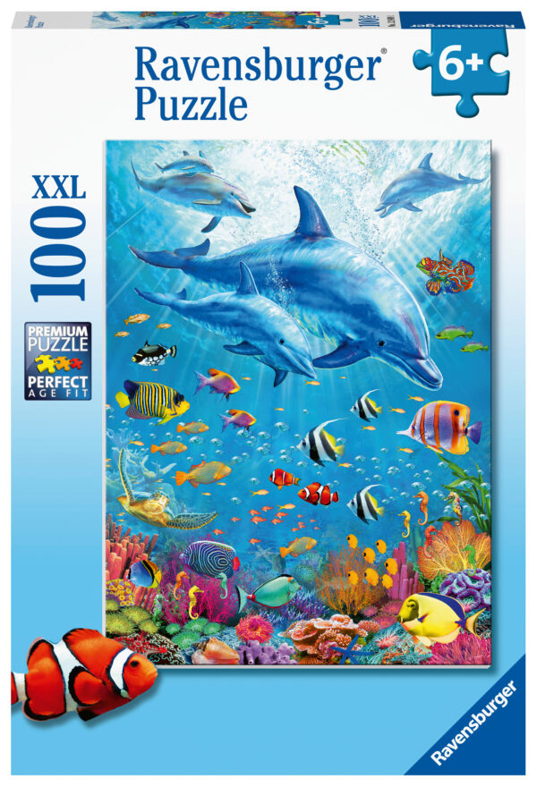 Ravensburger pusle  100 tk Delfiinid
