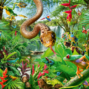 Ravensburger  pusle 300 tk Roomajate kodu - Image 2