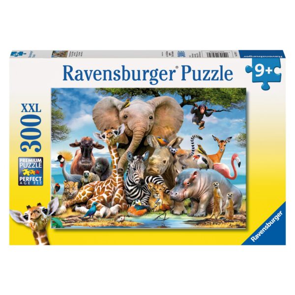 Ravensburger  pusle 300 tk Aafrika sõbrad