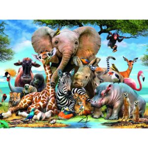 Ravensburger  pusle 300 tk Aafrika sõbrad - Image 2