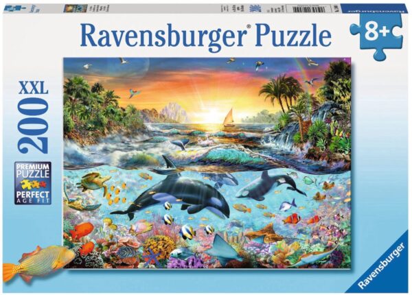 Ravensburger pusle 200 tk Delfiinid