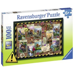 Ravensburger pusle 100 tk Dinosauruste teadetetahvel