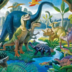 Ravensburger pusle 100 tk Dinosauruste kooselu - Image 2