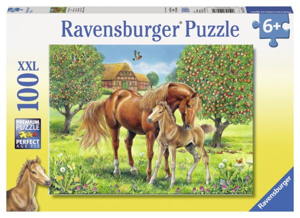 Ravensburger pusle 100 tk Hobused