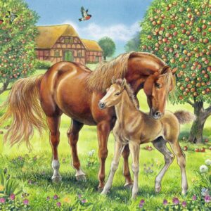 Ravensburger pusle 100 tk Hobused - Image 2