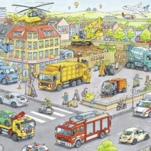 Ravensburger pusle 100 tk Autod linnas - Image 2