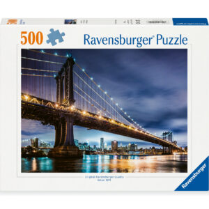 Ravensburger pusle 500 tk Unetu linn New York