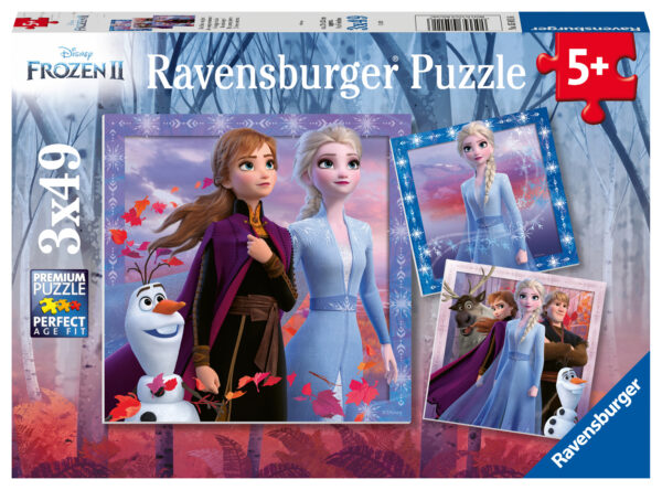 Ravensburger pusle  3x49 tk Frozen