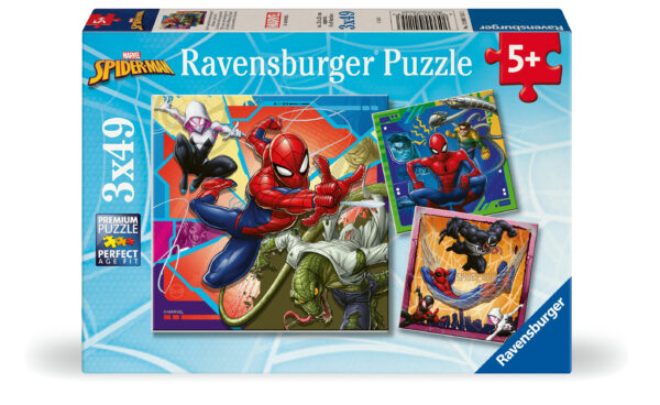 Ravensburger pusle 3x49 tk:  ämblikmees