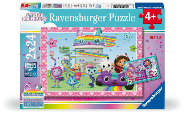 Ravensburger pusle 2x24 tk: Gabby nukumaja