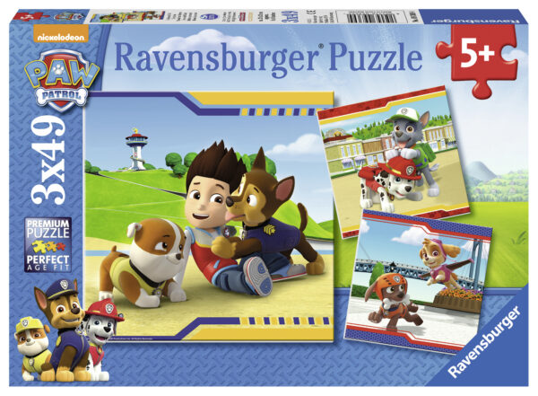 Ravensburger pusle 3x49 tk: Käpapatrull