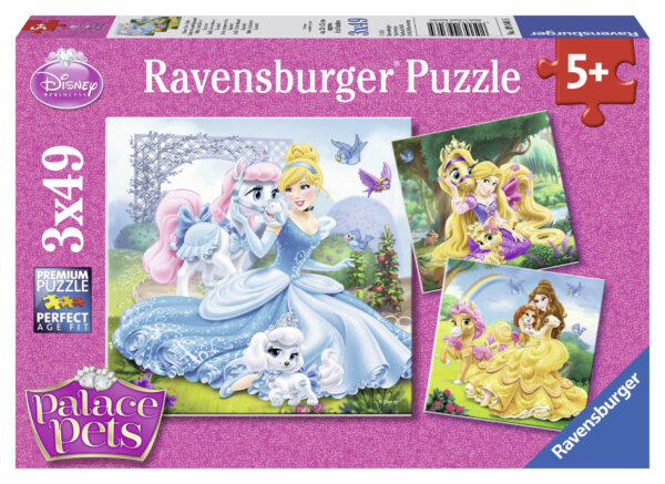 Ravensburger pusle 3x49 tk Printsessid