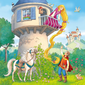 Ravensburger pusle 3x49 tk Rapunzel - Image 3