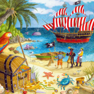 Ravensburger pusle 2x24 Piraadid ja merineitsid - Image 3