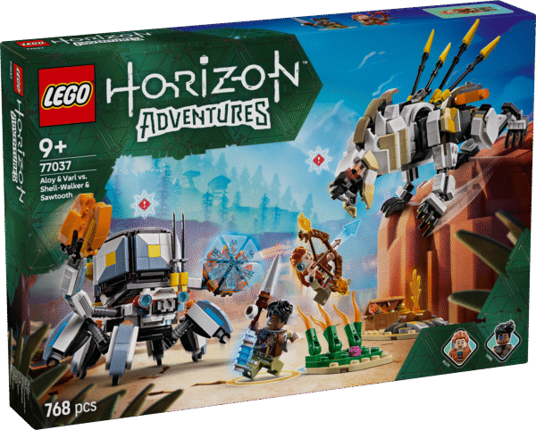 LEGO Horizon Aloy ja Varl vs. Shell-Walker ja Sawtooth
