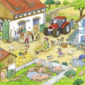 Ravensburger pusle 2x24 tk Päev farmis - Image 2
