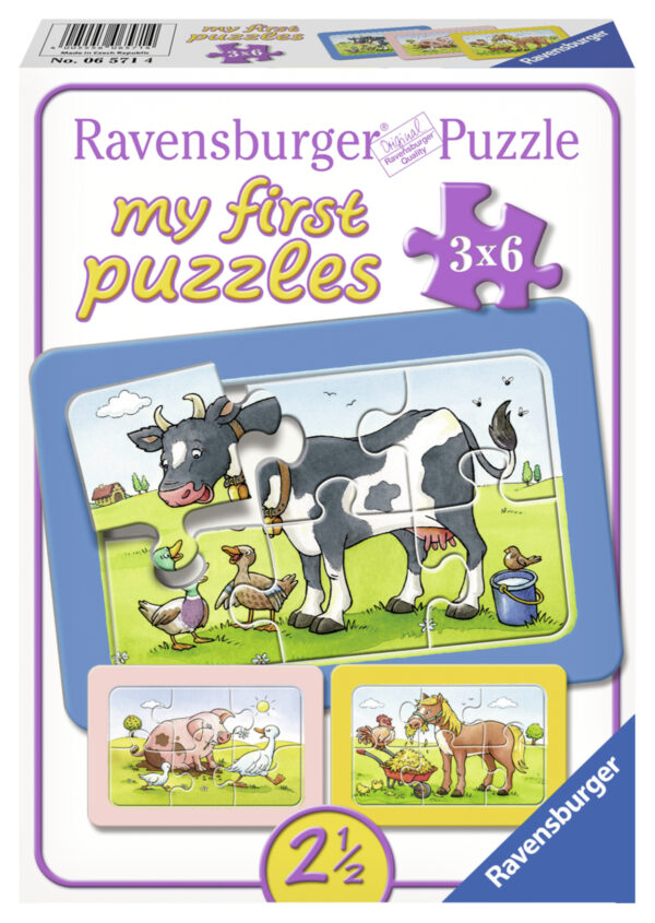 Ravensburger minu esimene pusle 3x6 tk Sõbrad