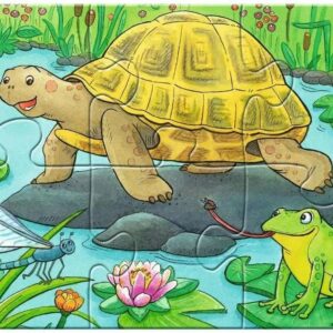 Ravensburger minu esimene pusle 2-4-6-8 tk Koer, kass, kilpkonn ja jänku - Image 3